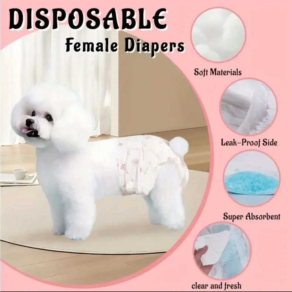 Size Small Female Dog Diapers